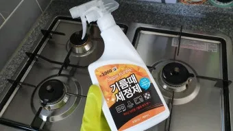 주방 기름때 제거 베이킹소다 주방세제 전자레인지 후드 필터 청소_5
