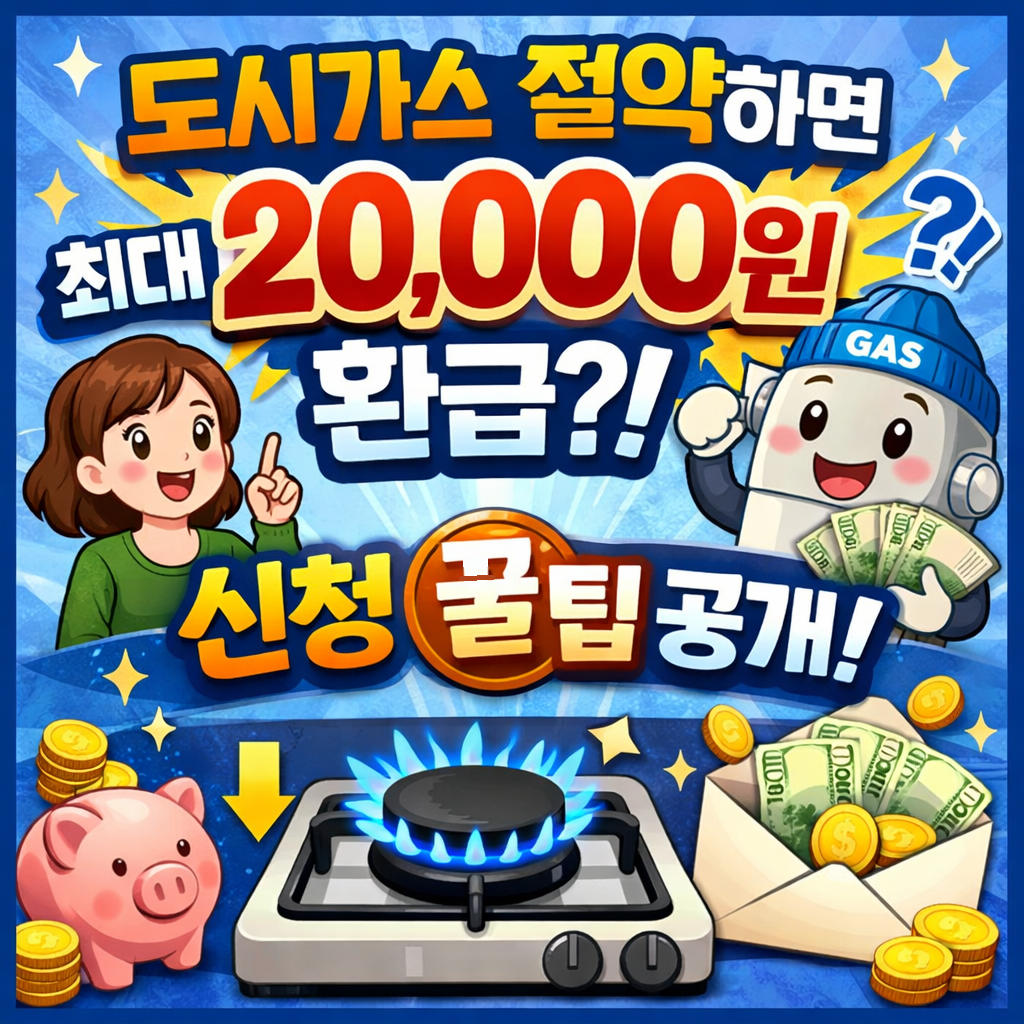 2026 도시가스 캐시백 완벽 정리 신청방법 혜택 지급 기준