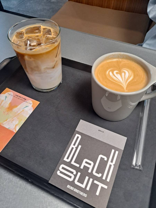 빈브라더스 카페라떼 두잔