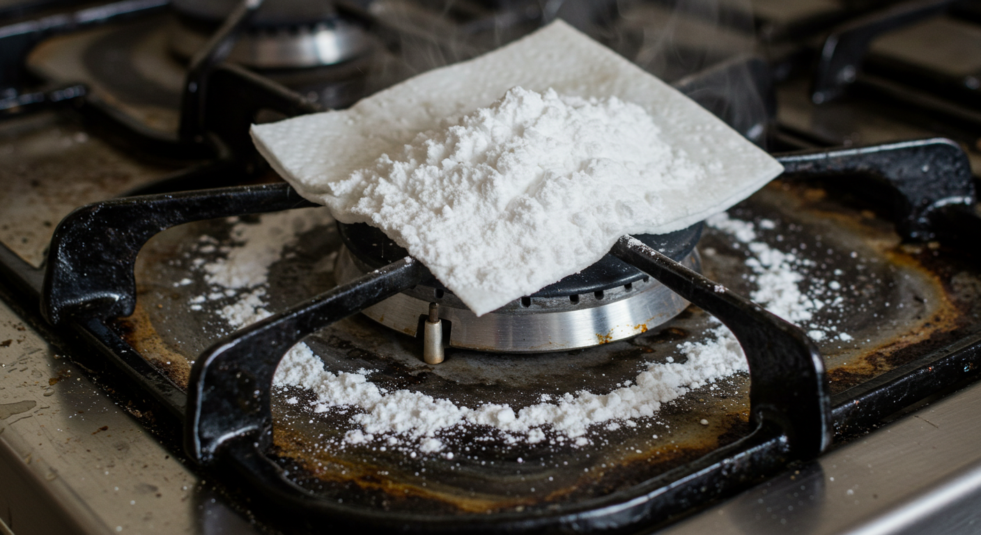 베이킹소다 넉넉히 뿌리기