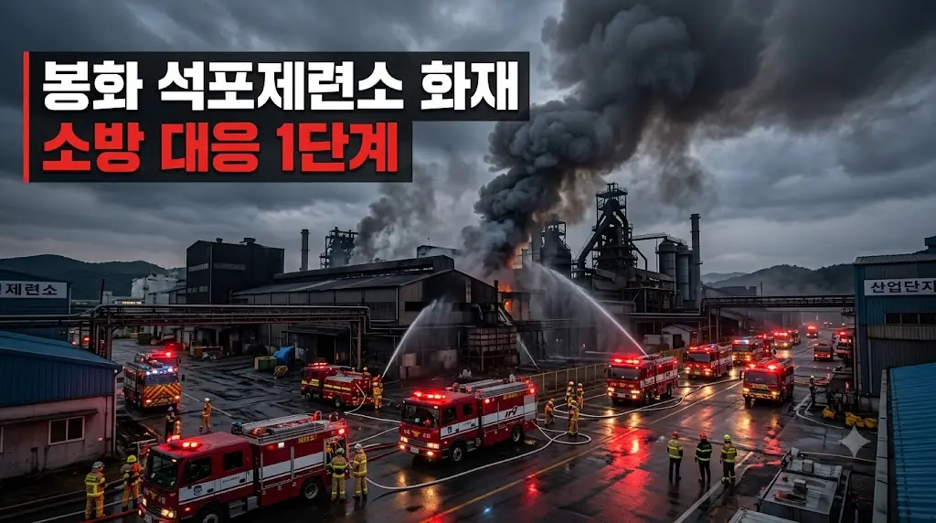 봉화 석포제련소 화재 소방 대응 1단계 인명피해 원인 지역 영향 섬네일