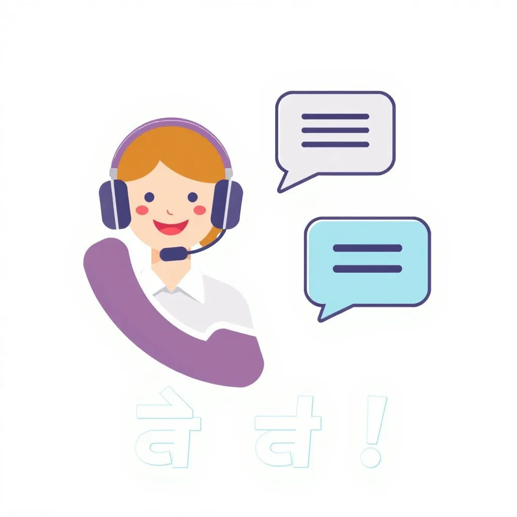 전화기 아이콘&amp;#44; 헤드셋을 착용한 상담원 이미지&amp;#44; 채팅창 아이콘 등을 활용하여 고객센터의 친절하고 신속한 지원을 표현합니다. &amp;#39;궁금증 해결!&amp;#39; 문구를 추가합니다. 