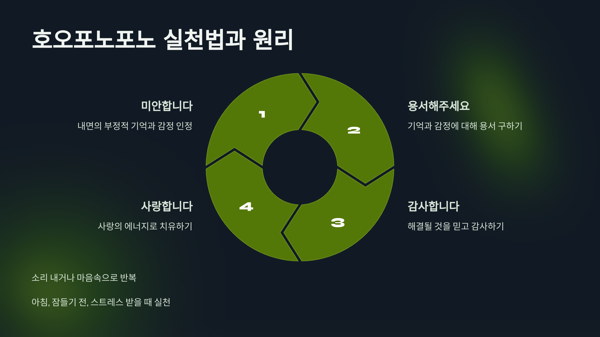 호오포노포노 실천법과 원리