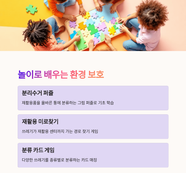 재미있게 배우는 쓰레기 분리수거