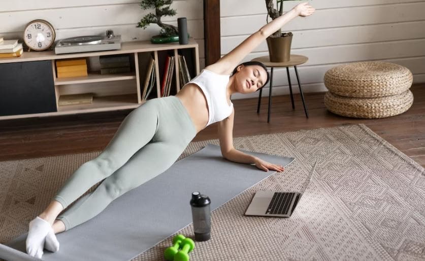 사이드 플랭크 이미지