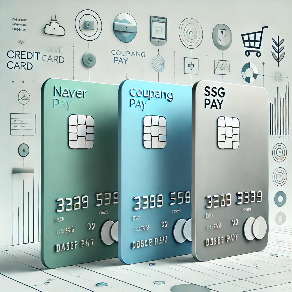 네이버페이/쿠팡/SSG페이 신용카드 비교 관련 이미지 사진