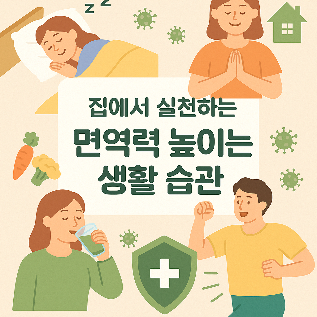 면역력 높이는 생활 습관