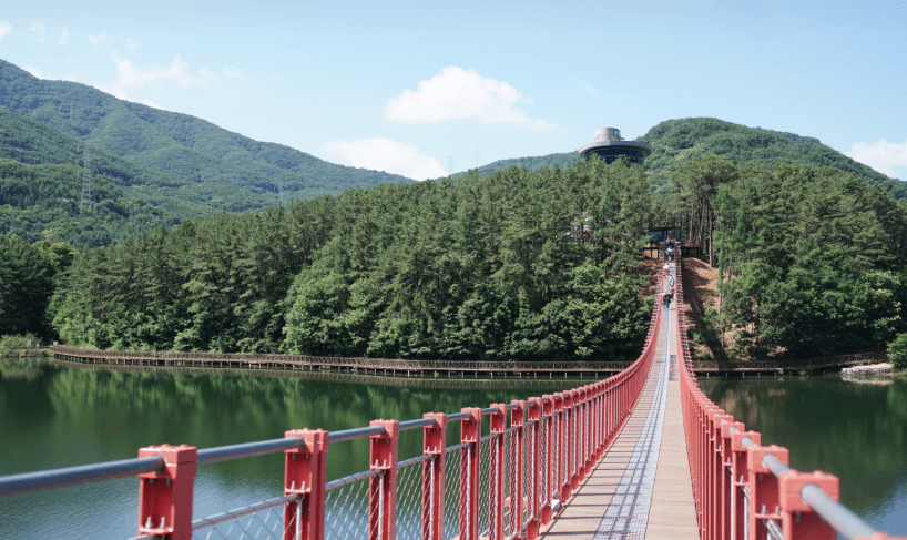 마장호수흔들다리