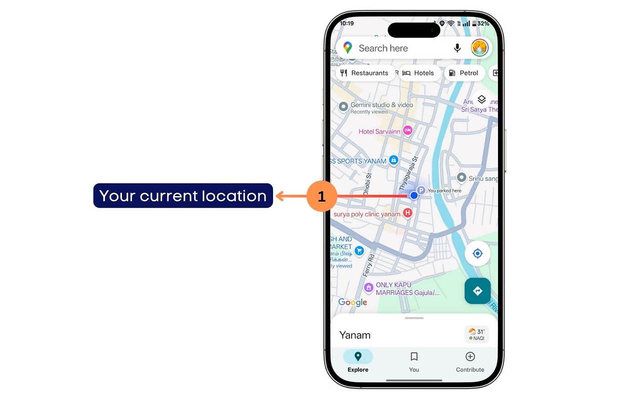 구글맵 현재 위치 마커