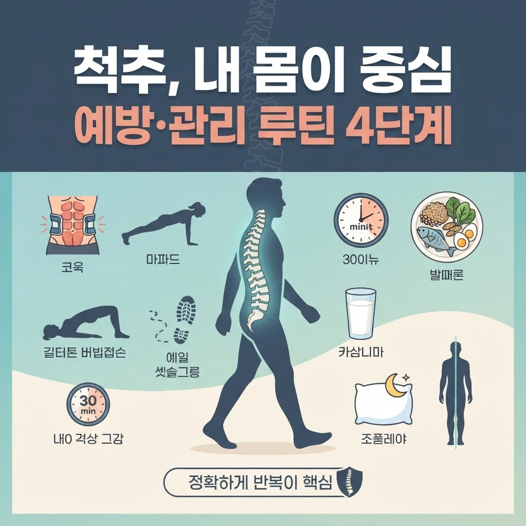 메포츠 관점서 본 척추질환 예방&middot;관리