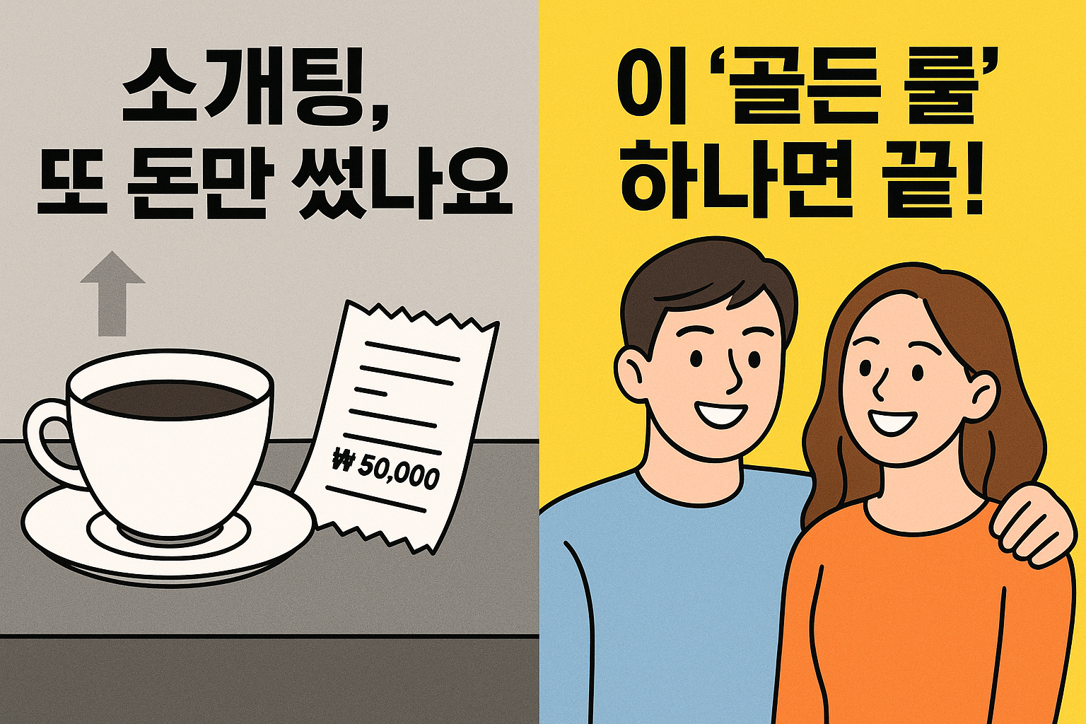 모르면 100% 손해! 30대 소개팅 성공률을 극적으로 높이는 대화와 스타일링의 '골든 룰'