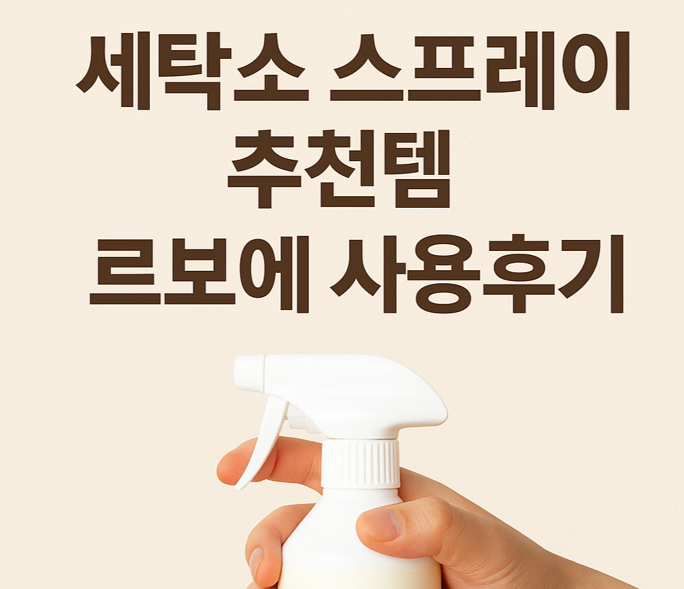 세탁소 다리미 스프레이 르보에 사용후기