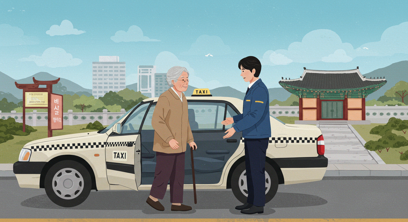 7만 2천원! 장성군 80세 이상 택시 바우처, 놓치지 마세요!