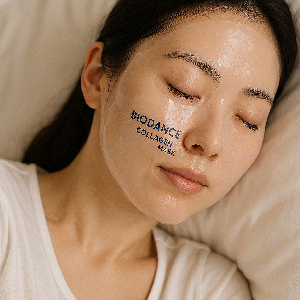 바이오던스 마스크팩 피부 흡수 디테일