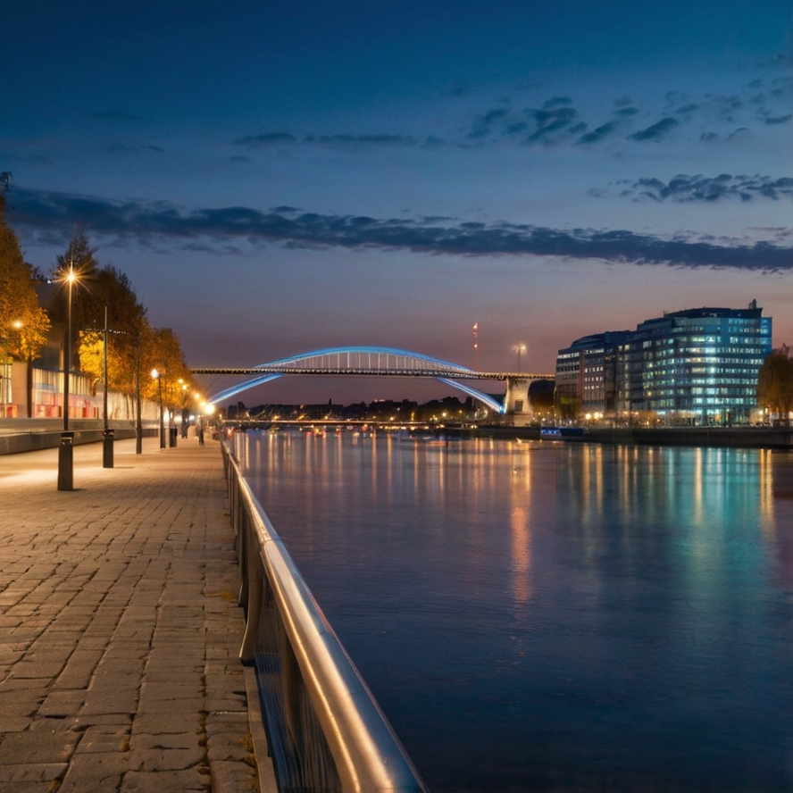 낭트 여행 정보 낭트 루아르 강을 묘사한 이미지