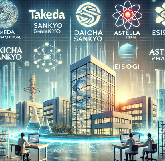 일본 바이오 기업 TOP5 (다케다, 다이이치 산쿄, 아스텔라스, 에자이)