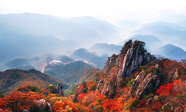 완주 대둔산도립공원: 기암괴석과 단풍