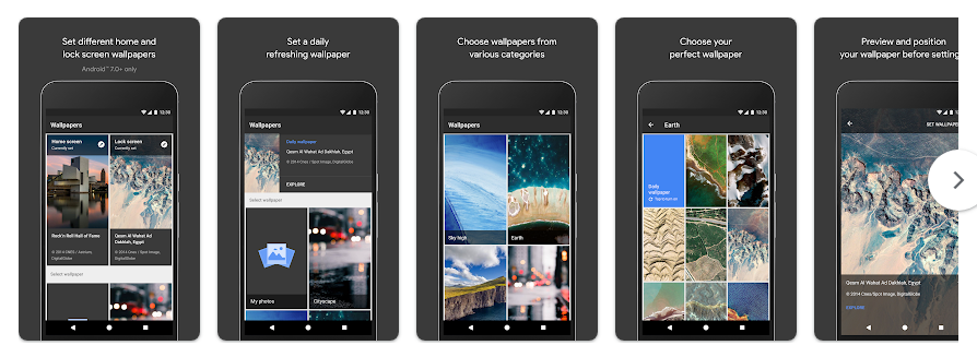 아름다운 배경화면 앱, Google 배경화면으로 나만의 휴대폰 배경화면 만들기