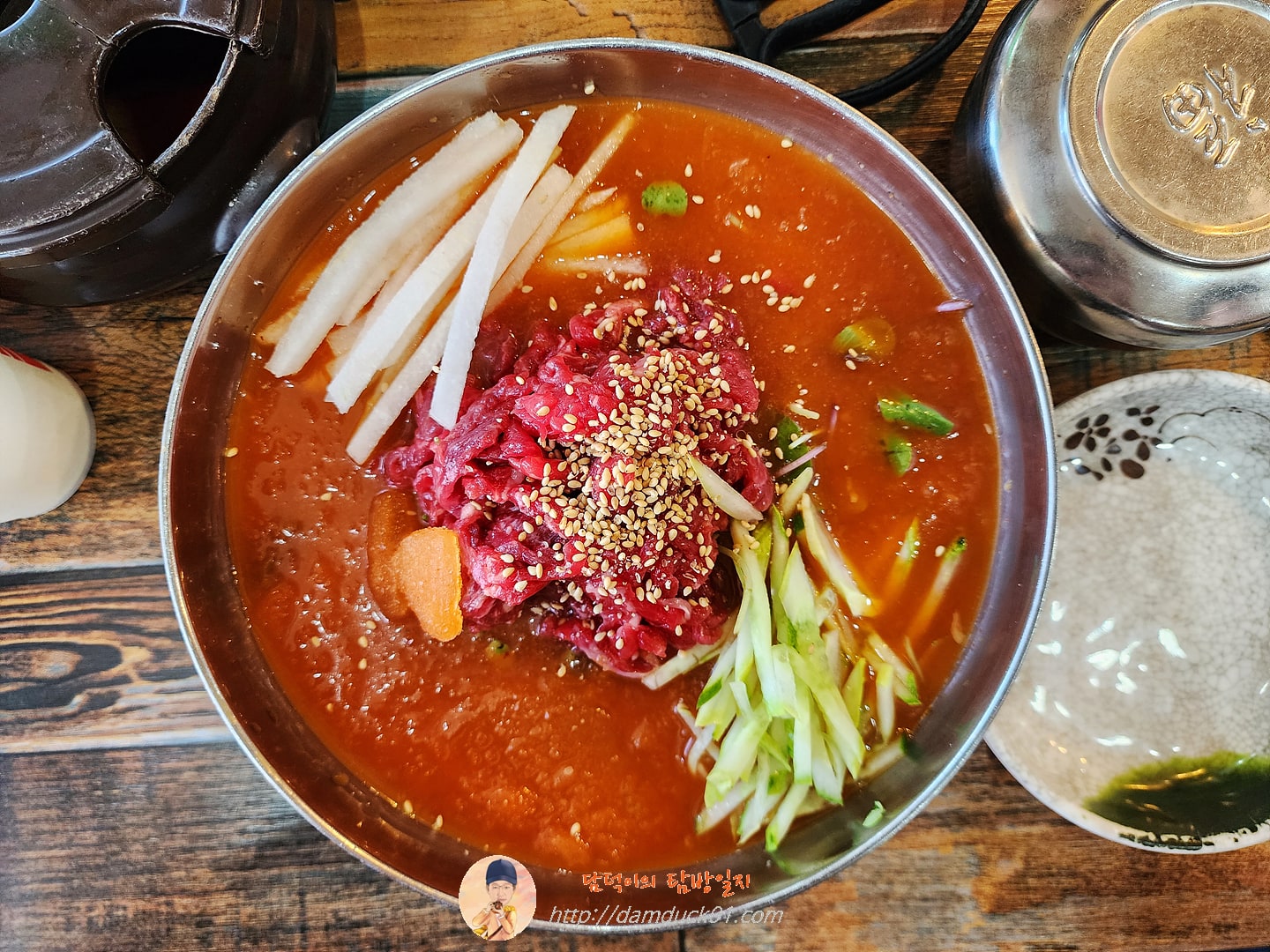 육회물회
