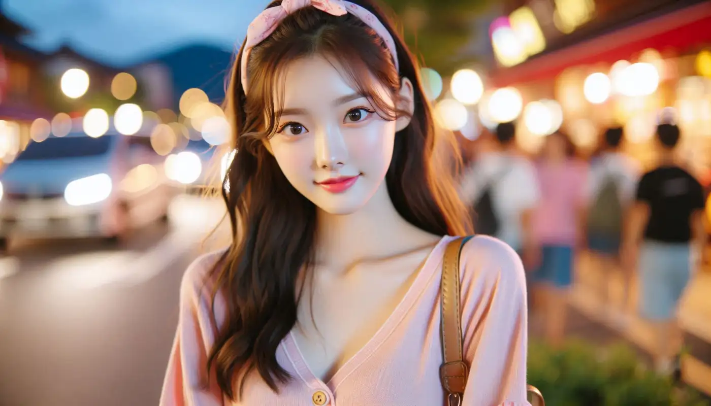 밍글스-런치-디너-가격을-알아보는-여성의-모습