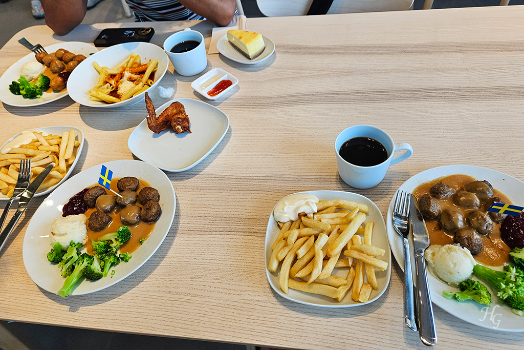 태국 방콕 이케아 수쿰빗점 IKEA Sukhumvit 미트볼 감자튀김 펜네 파스타 치킨 미트볼 치킨 치즈케익 등
