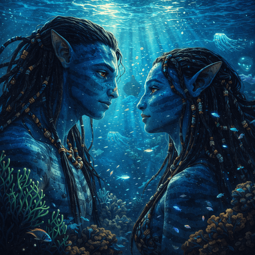 아바타2 일러스트 이미지