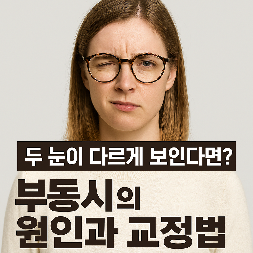 부동시 교정방법