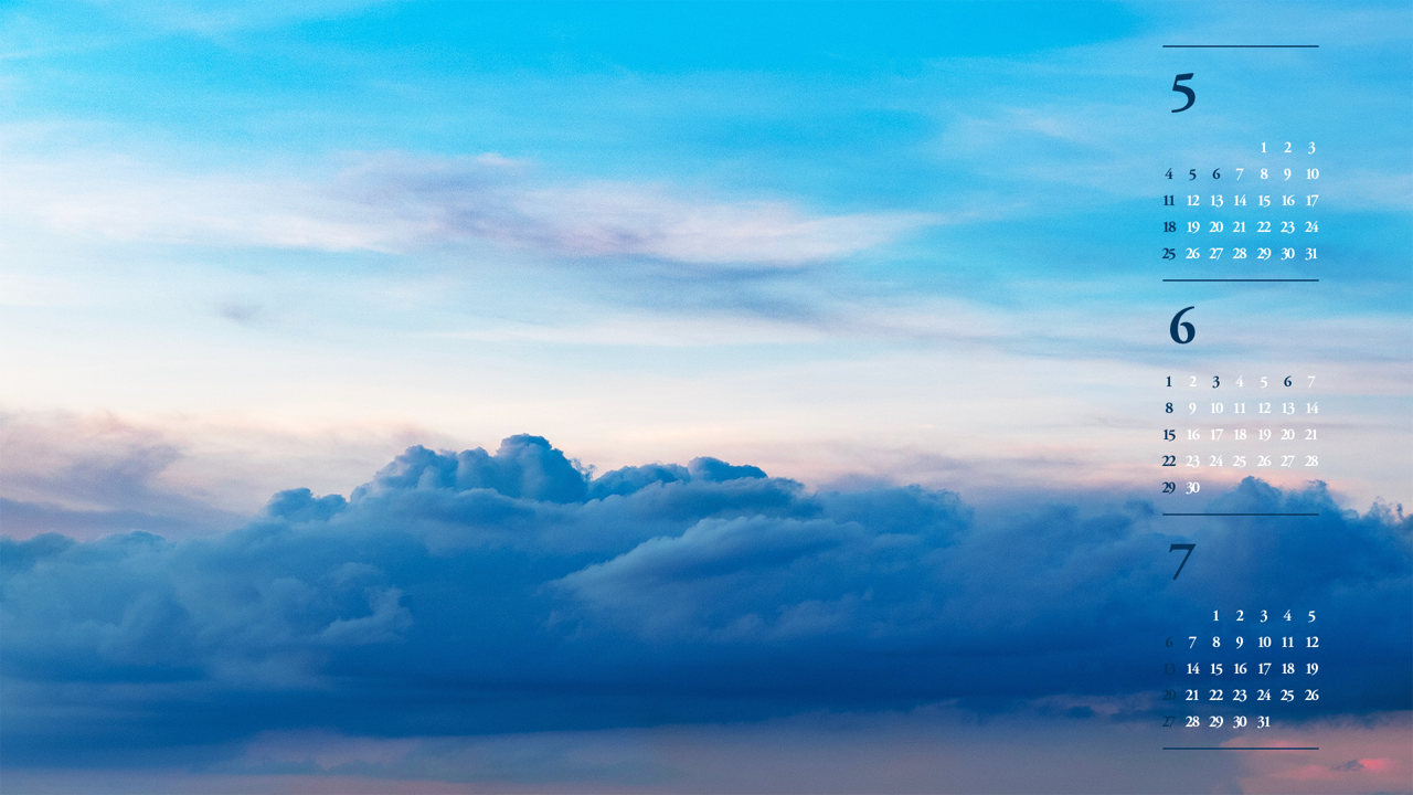 04 비구름 B - 2025년6월 노트북배경화면