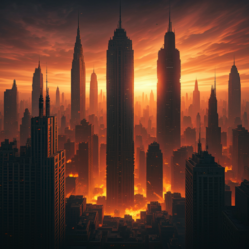 혼란에 빠진 도시