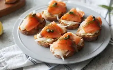 훈제 연어 요리