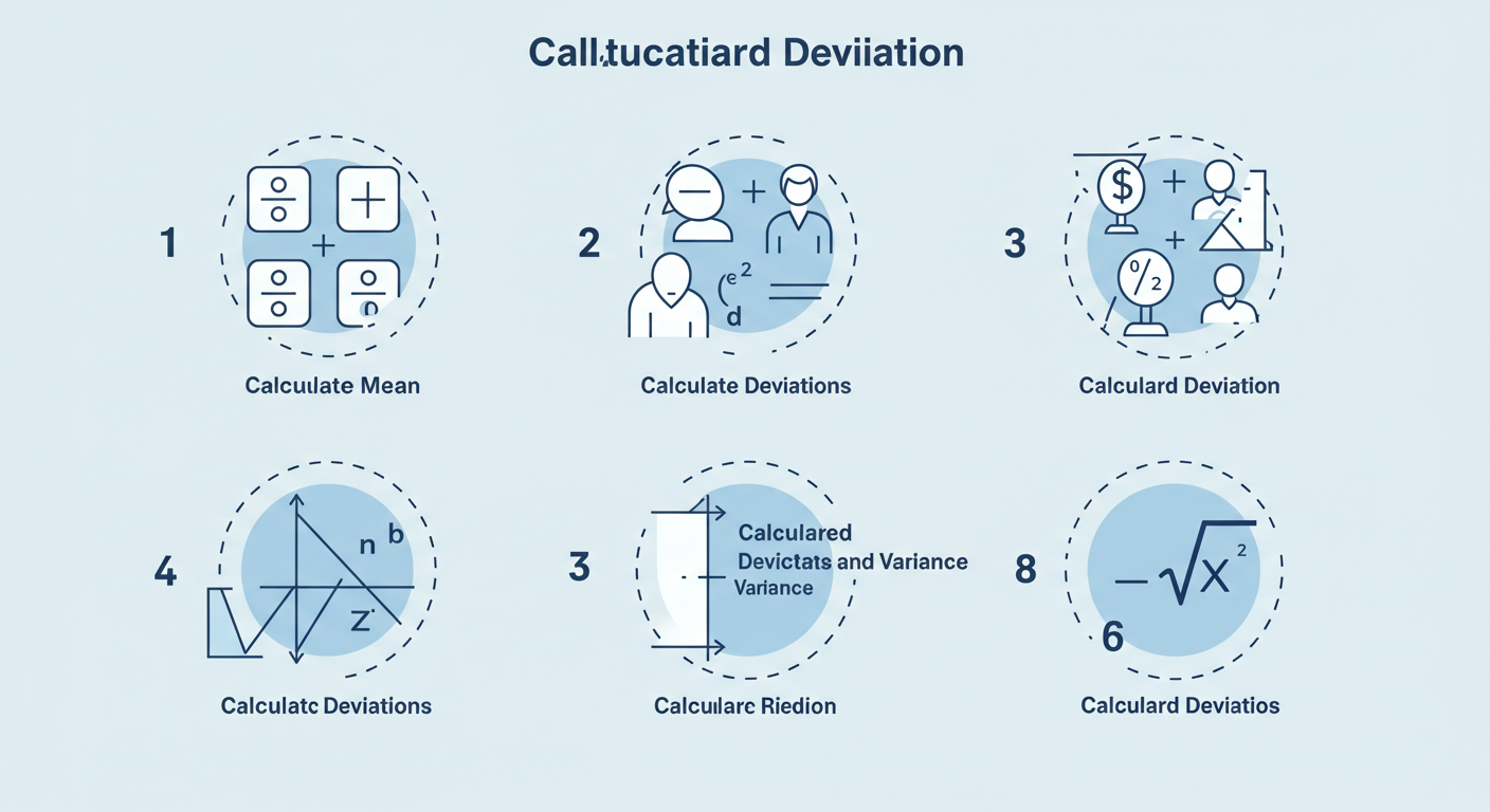 표준편차 구하기: 데이터의 흩어짐을 측정