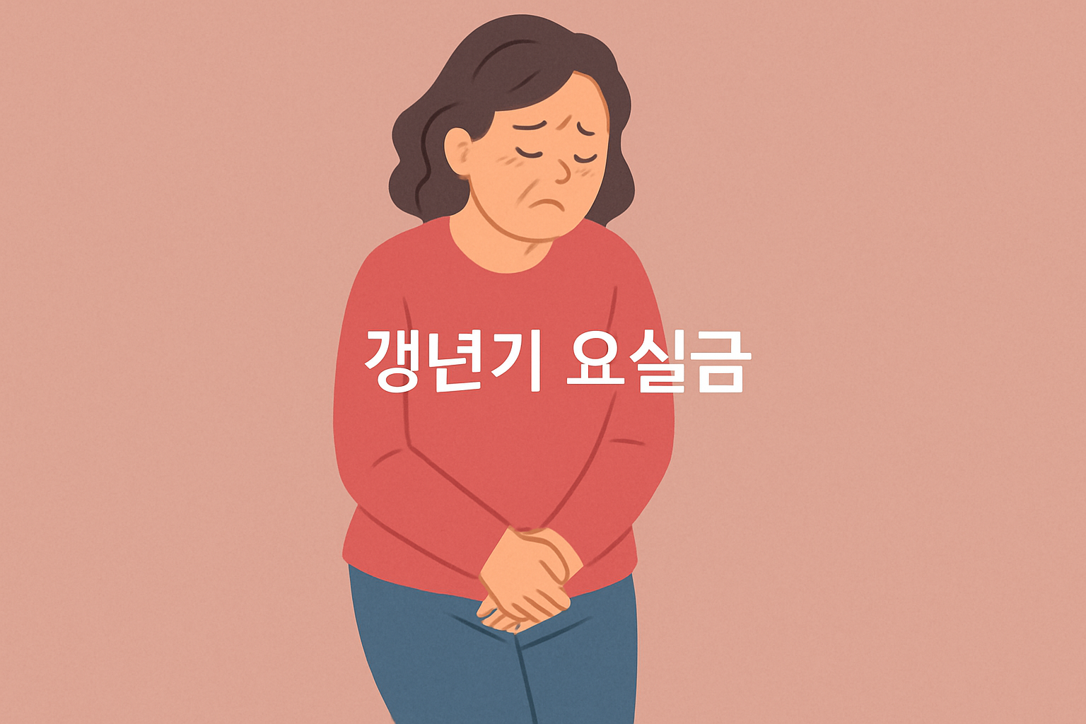 갱년기 요실금 관련 이미지