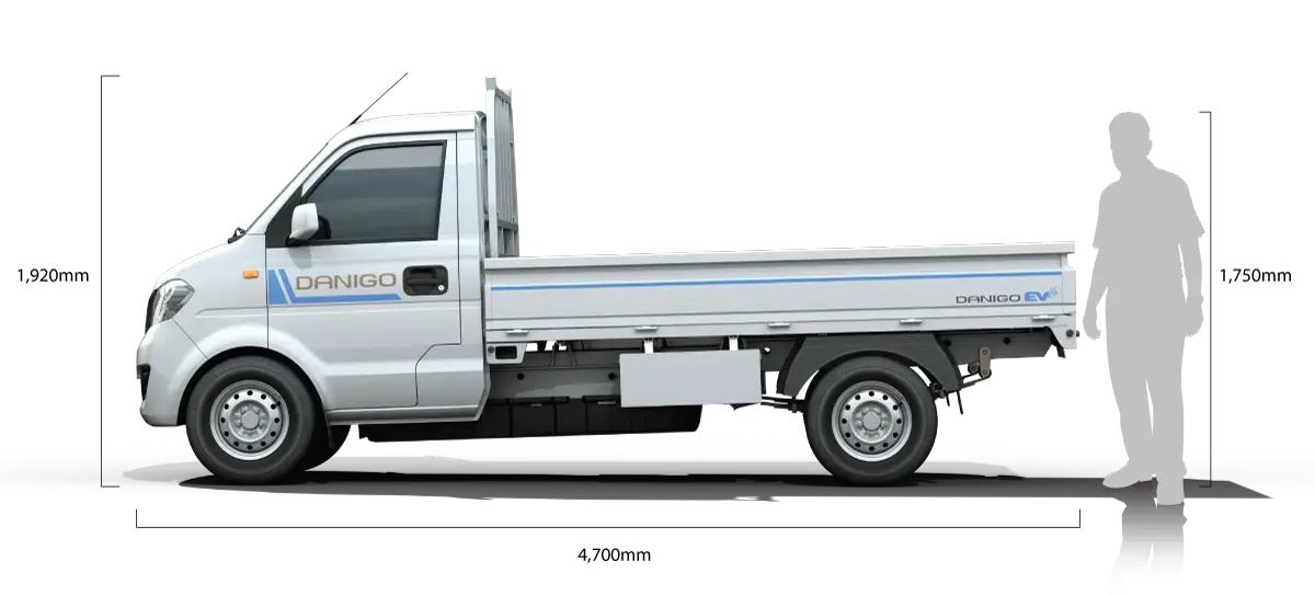 대창모터스 다니고 C 크기와 치수