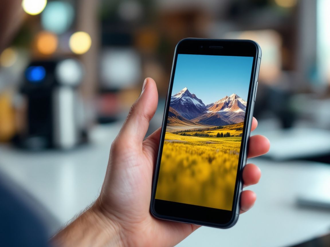 A person is holding a phone.