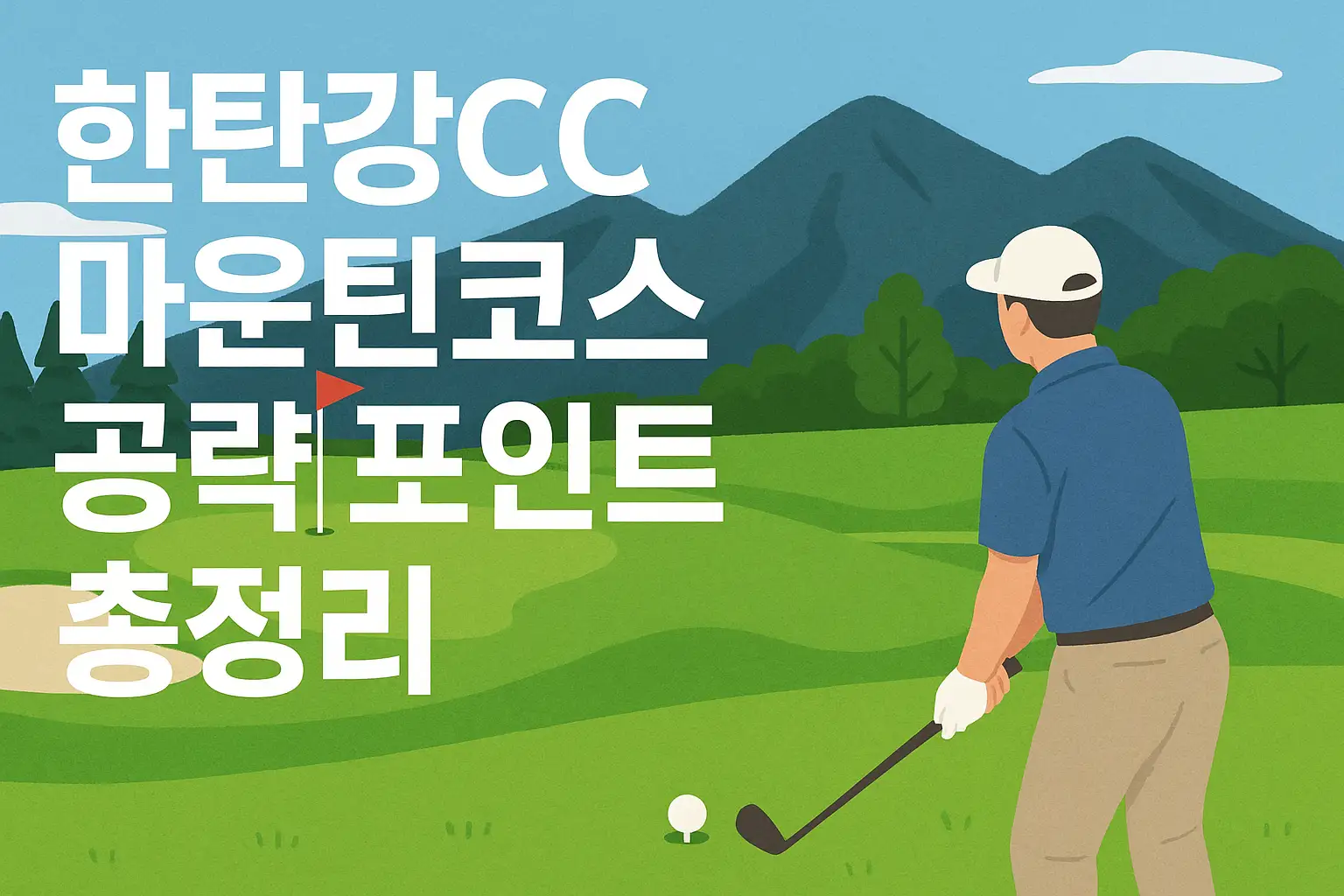 출처 : 한탄강CC, 마운틴코스 5번홀, 6번홀