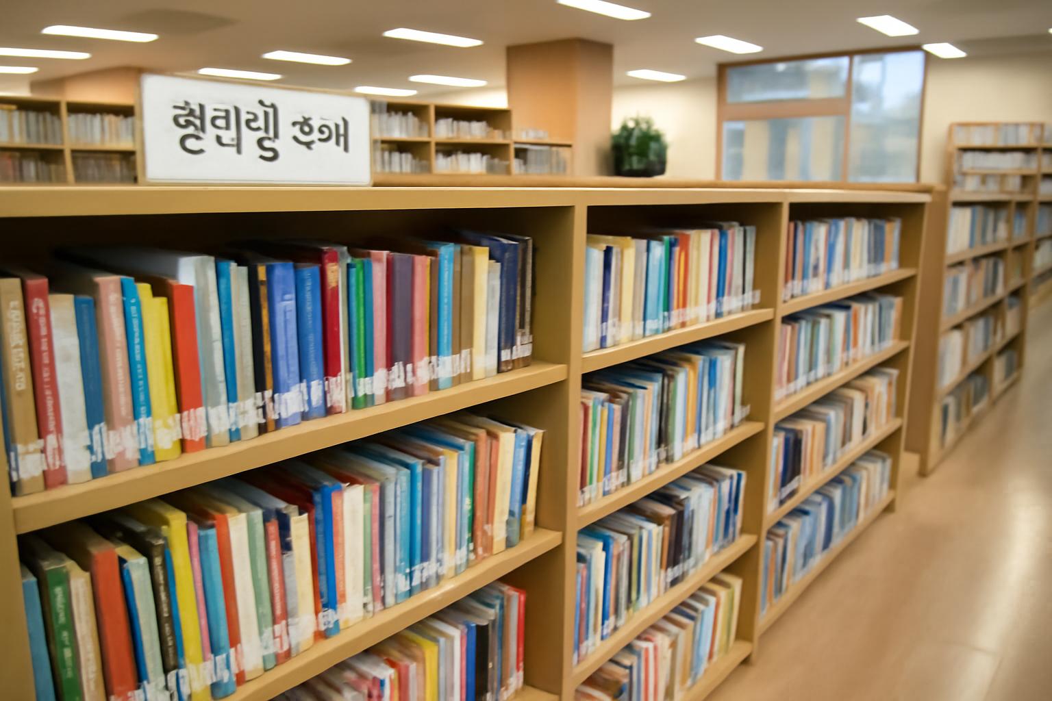 중학생 도서 대여