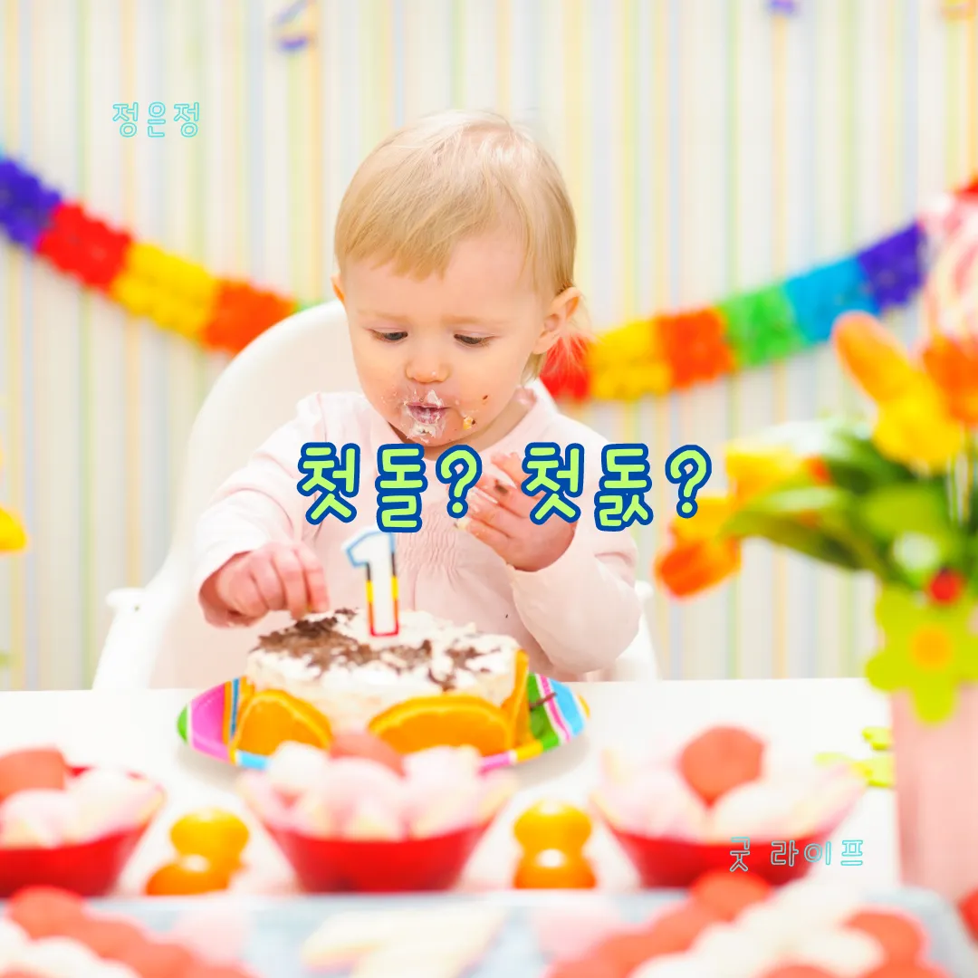 첫돌 vs 첫돐 맞춤법 차이 예시와 함께 알아보는 올바른 표기법으로_1