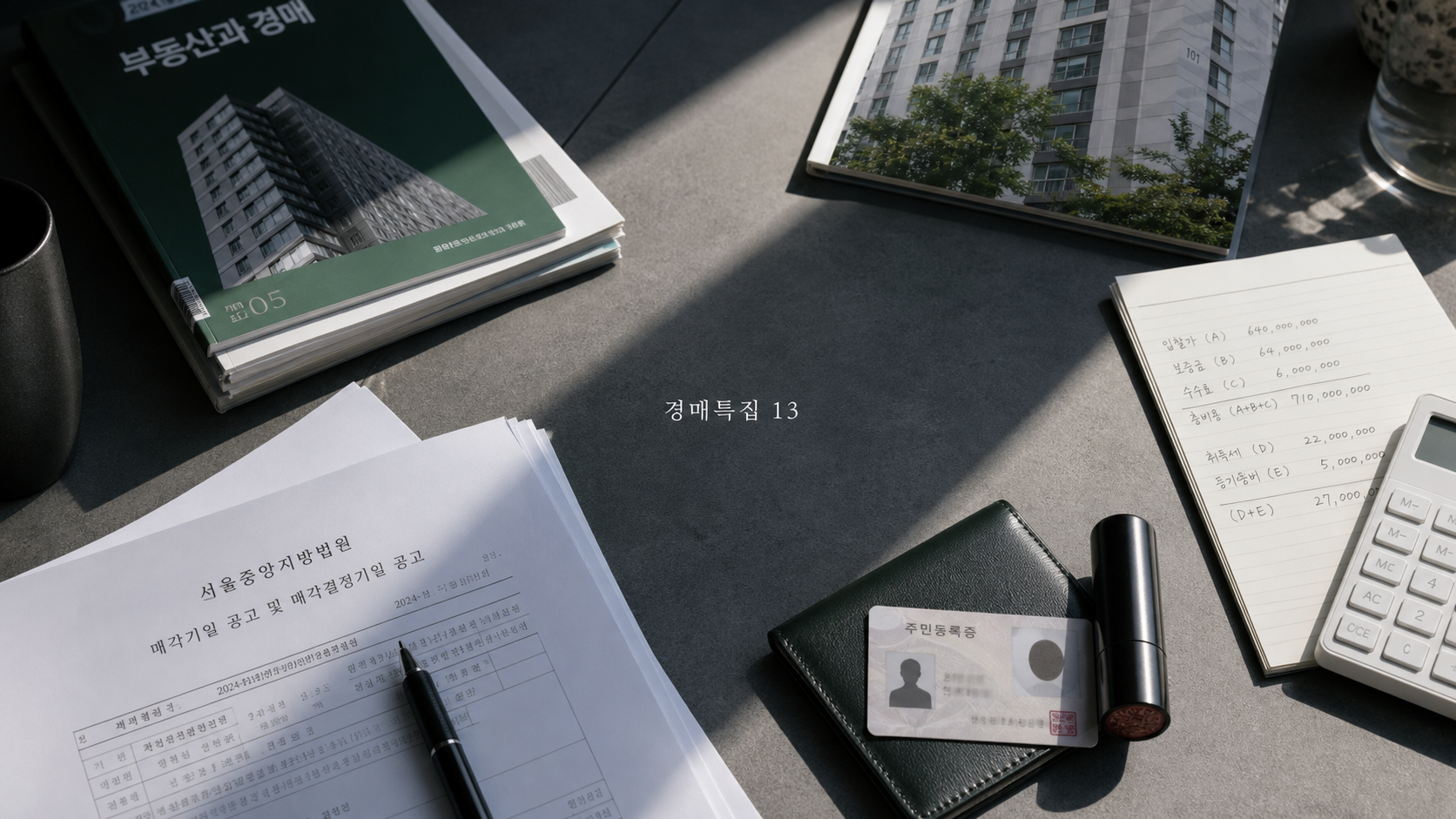 첫 법원 가는 날, 청심환보다 챙겨야 할 3가지의 핵심 확인 항목을 정리한 부동산 경매 안내 표지