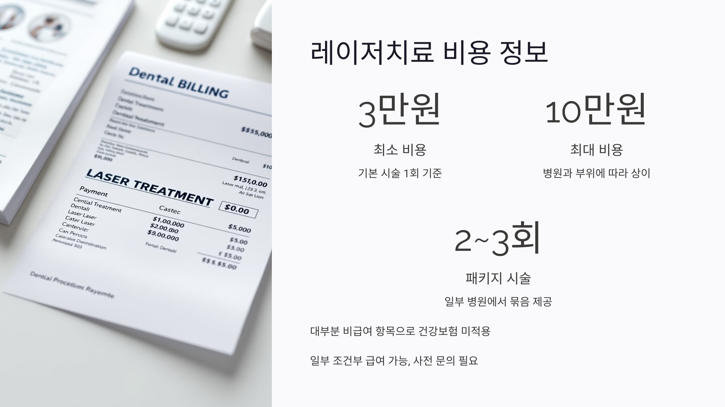 구내염 레이저치료 비용, 보험 적용 가능할까?