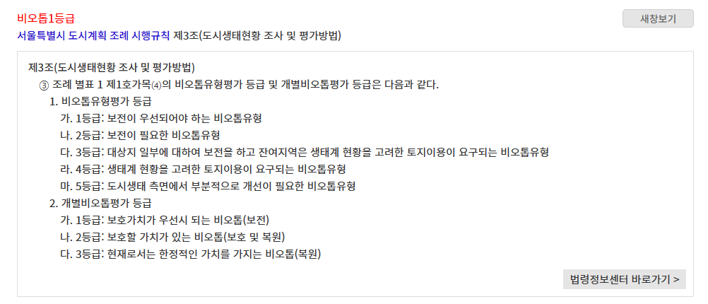 비오톱 등급