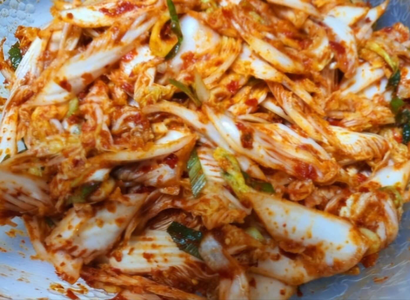 처음 담그는 사람을 위한 겉절이 김치 레시피