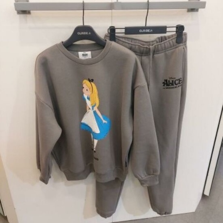 클라이드앤 클라이드엔 여성 기모 앨리스 맨투맨 셋업 FMDTS963F FMDPT963F