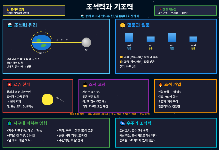 조석력과 기조력의 비밀