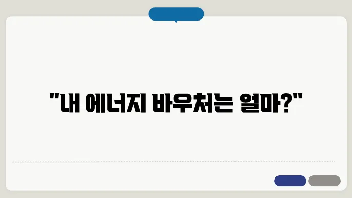 에너지 바우처 지원 금액, 상세 내역