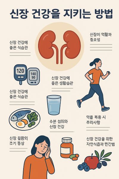 신장 건강을 지키는 방법