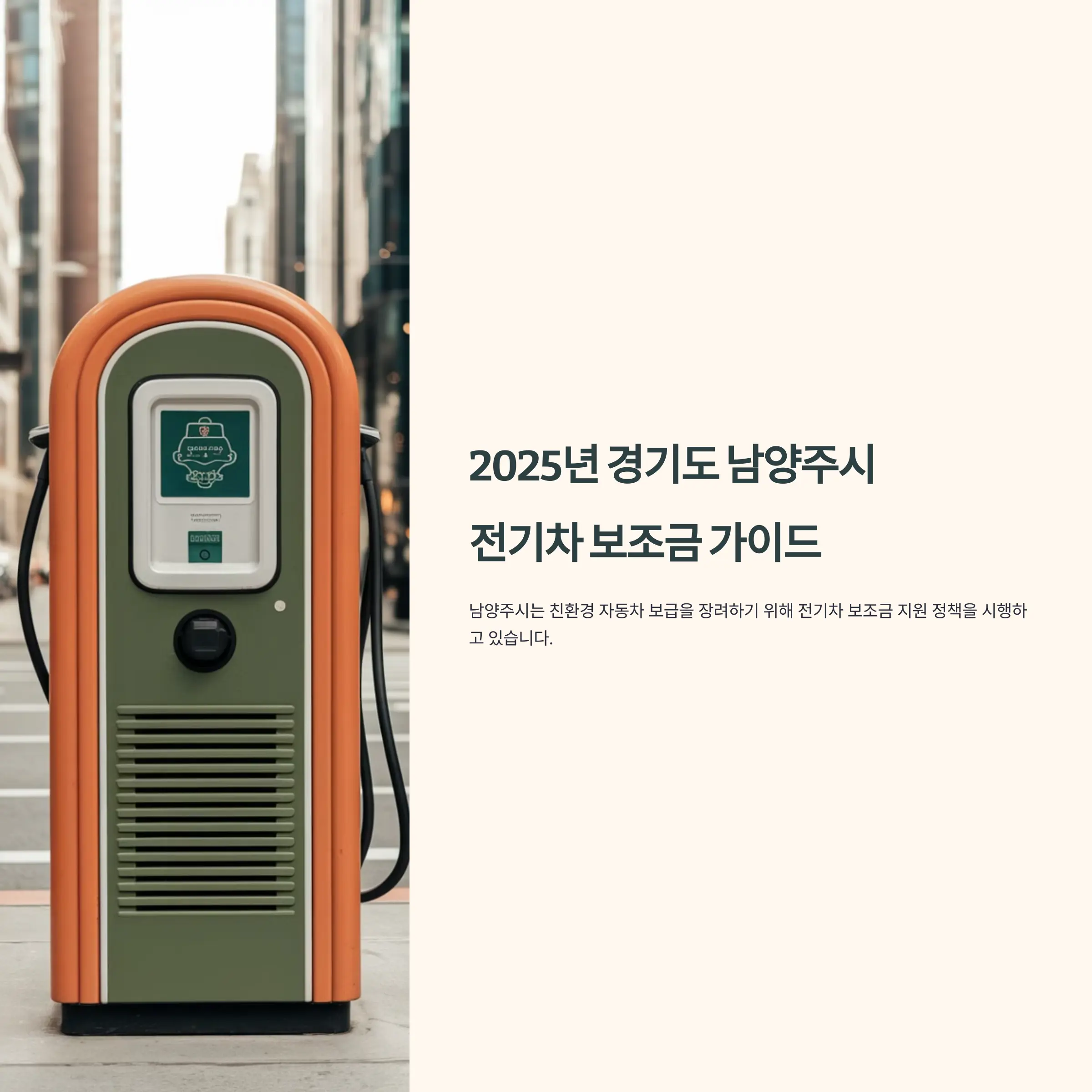 2025년 경기도 남양주시 전기차 보조금 테슬라