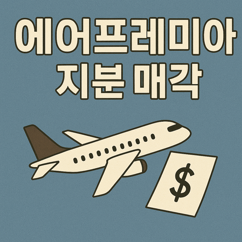 에어프레미아 지분 매각