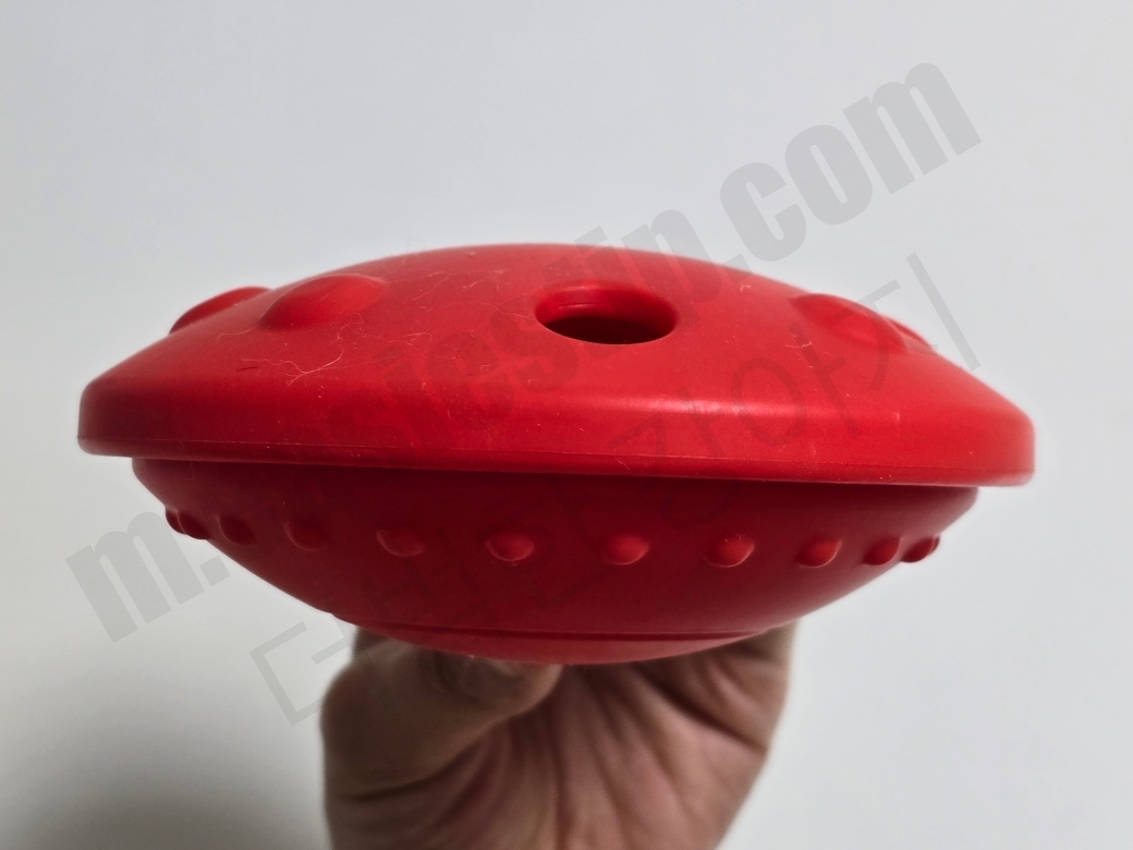 강아지 실리콘 장난감 측면