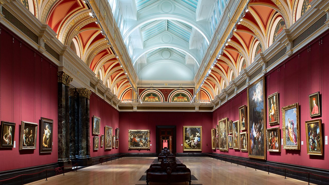 런던 국립미술관(National Gallery).