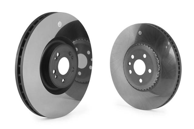 브레이크 디스크 연마 전후